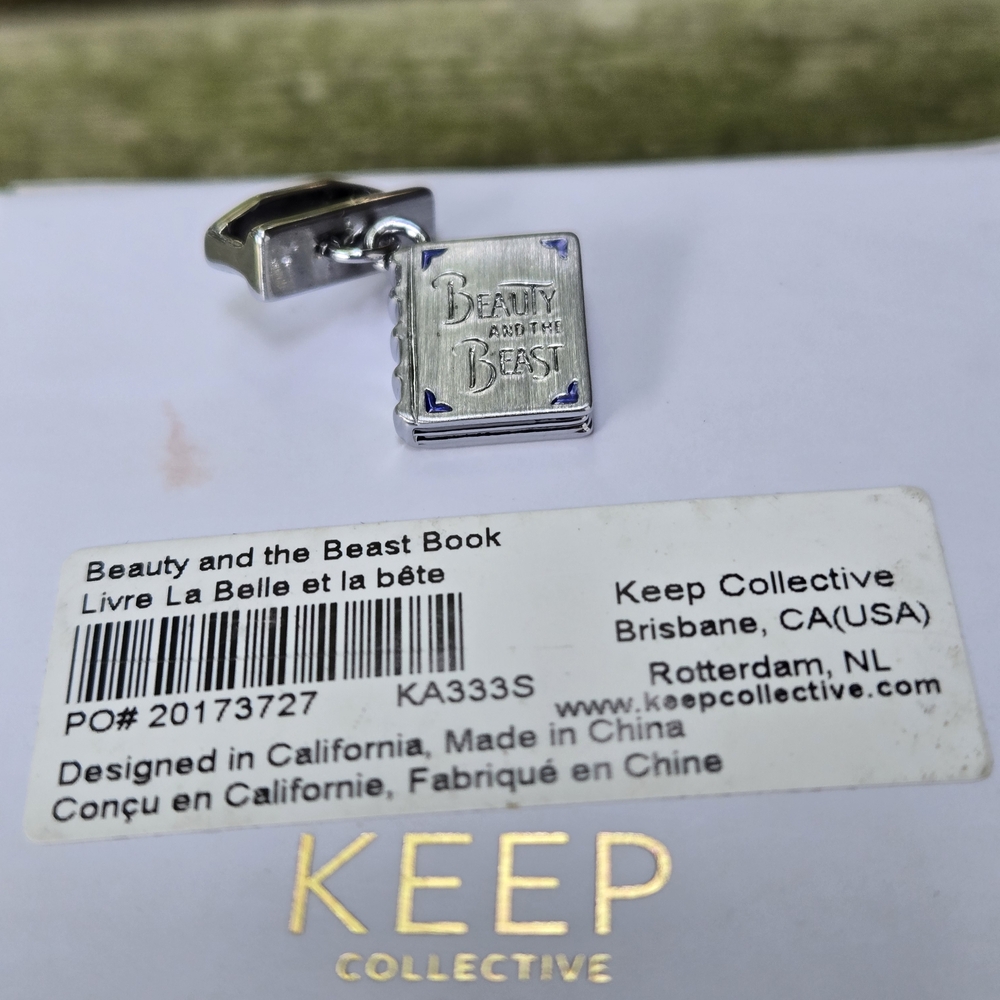 Keep Collective Silver Beauty and the Beast Charm NIB